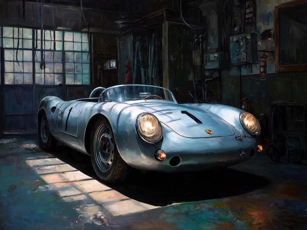 Canvas Fit - Alberto Ricardo - Porsche 550 Spyder – El espíritu inmortal” #1.0