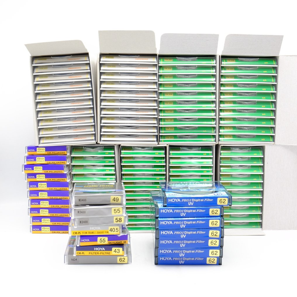 Hoya diverse filters verschillende soorten en maten  (104 stuks) (8521) Lens adapter #1.0