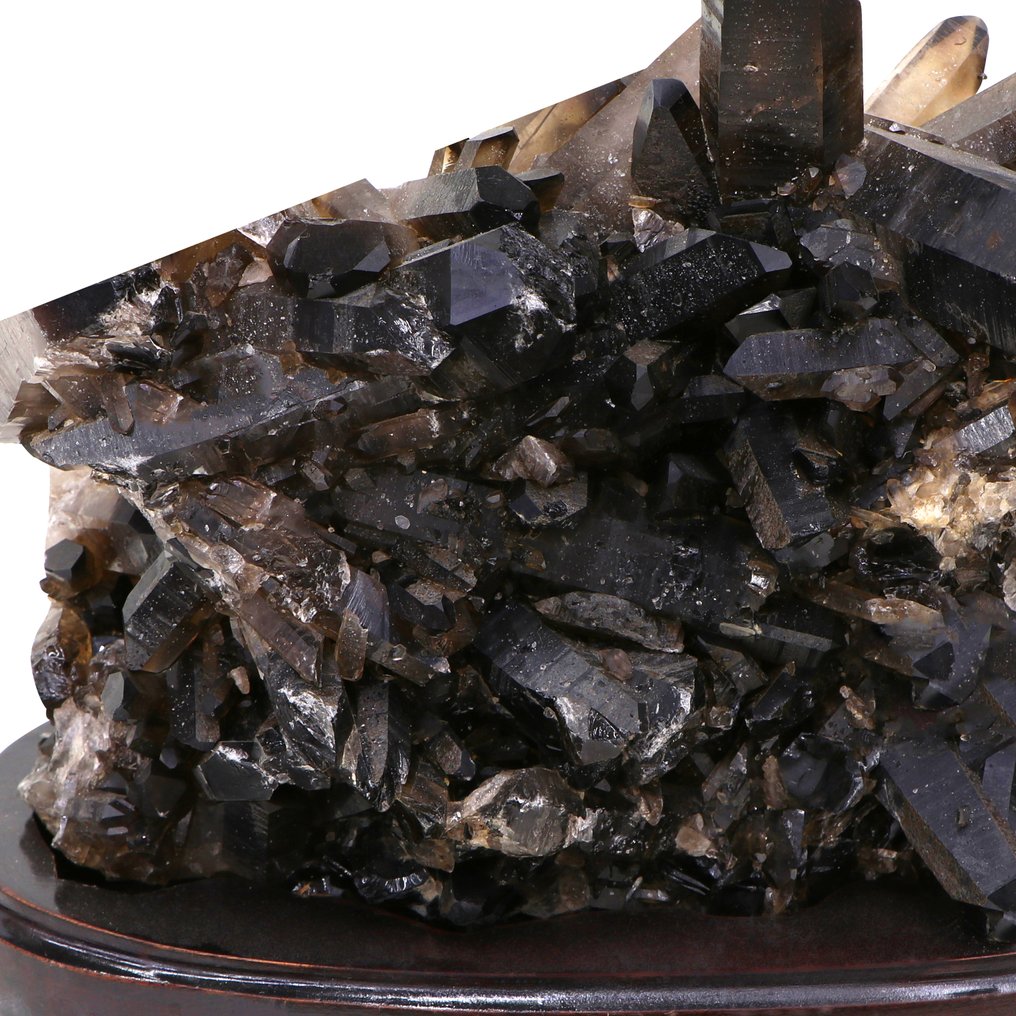 高品质烟色石英 Geode - 30x15x12 厘米- 5.6 kg #4.3