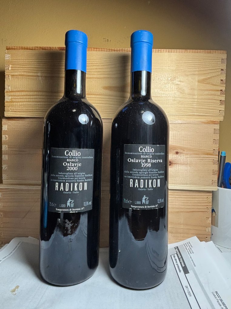 RADIKON Oslavje Riserva 1998年　750ml 1998 Riserva & 2000 Oslavje, Radikon - Friuli-Venezia Giulia