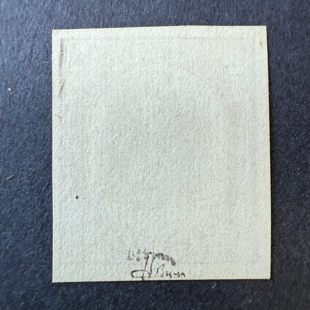 Γαλλία - Τηλεγράφημα Yvert 4 "2fr μοβ" σε καινούργιο - TB υπογεγραμμένο Brun #1.0