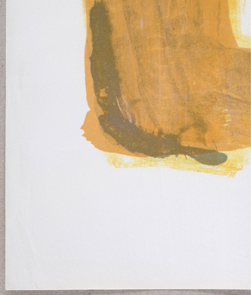 Bram Van Velde (1895-1981) - Parcours Jaune - Hand-signed #3.2