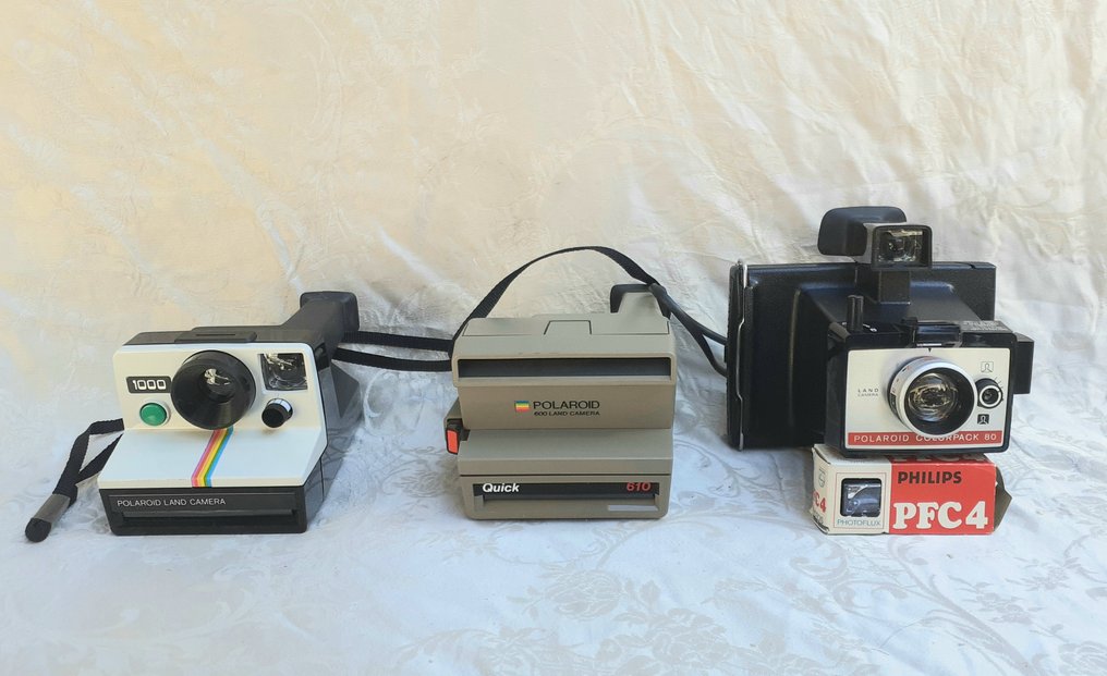 Polaroid 1000 / Quick 610 / Color Pack 80 + flash bulbs | Appareil photo instantané #1.0