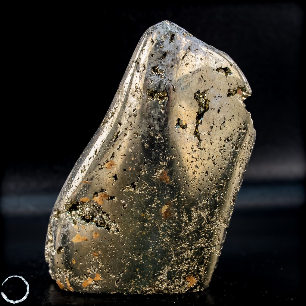 Første kvalitet naturlig gylden pyrit Freeform- 567.81 g #3.2