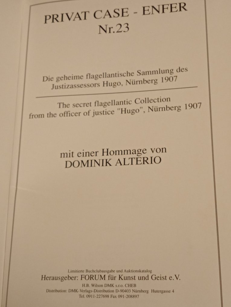 Dominik Alterio - Privat Case Nr.23 - 1997-1997 #1.0