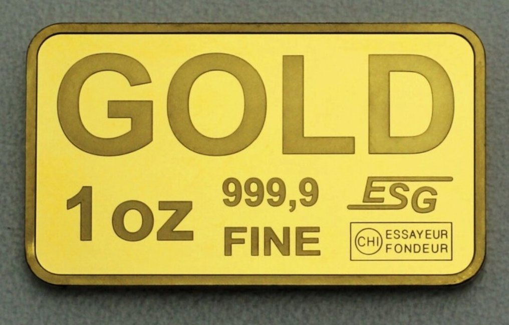 1 Troy Ounce - Χρυσός .999 - Valcambi, Switzerland #1.0