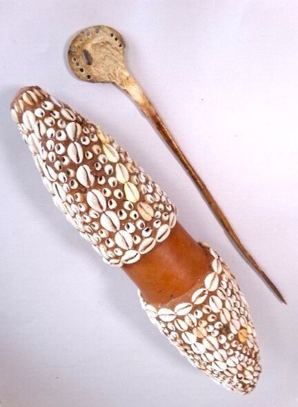 Récipient lime du Sepik. - Papouasie-Nouvelle-Guinée #1.0