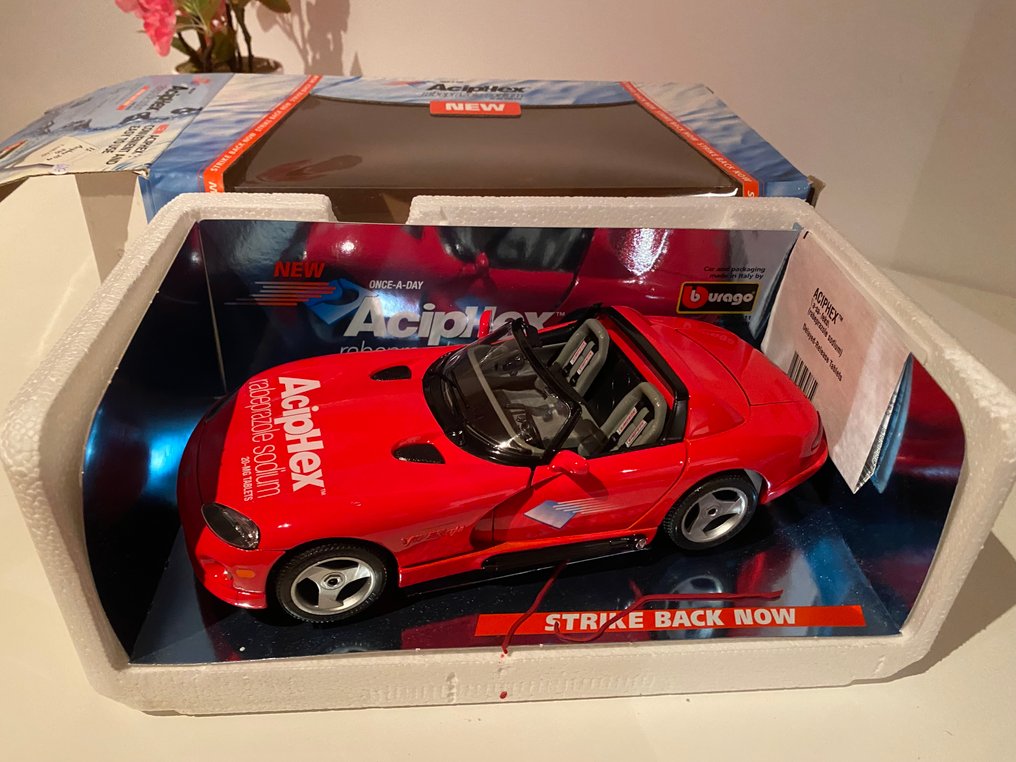 Bburago 1:18 - Modelauto - Dodge Viper - Reclamemodel #1.0
