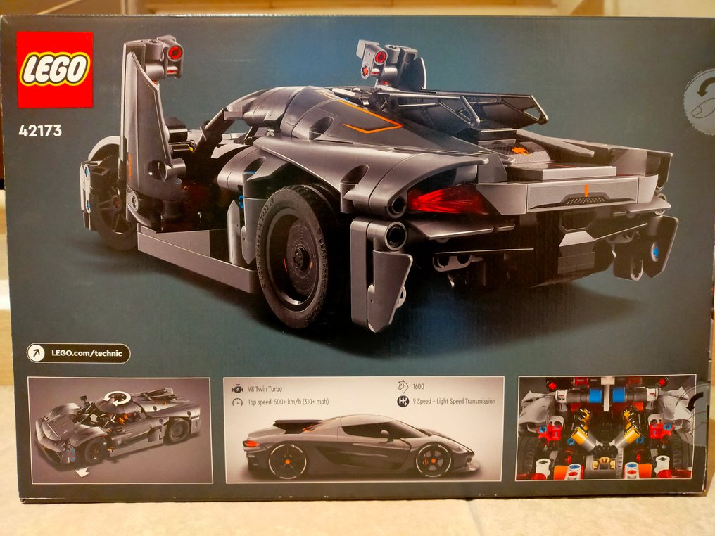 Lego Sæt - 42173 - Technic - Koenigsegg Jesko Absolut #3.2