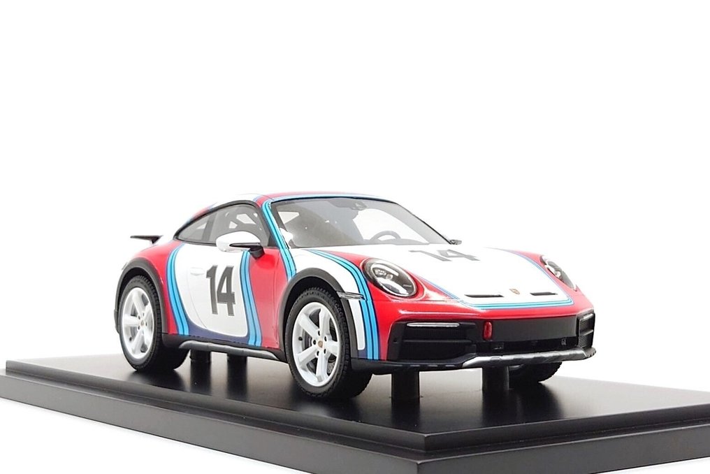 Spark 1:18 - 模型跑车 - Porsche 911 Dakar + Showcase - 限量版,全球仅出厂911台(编号编号) #2.1
