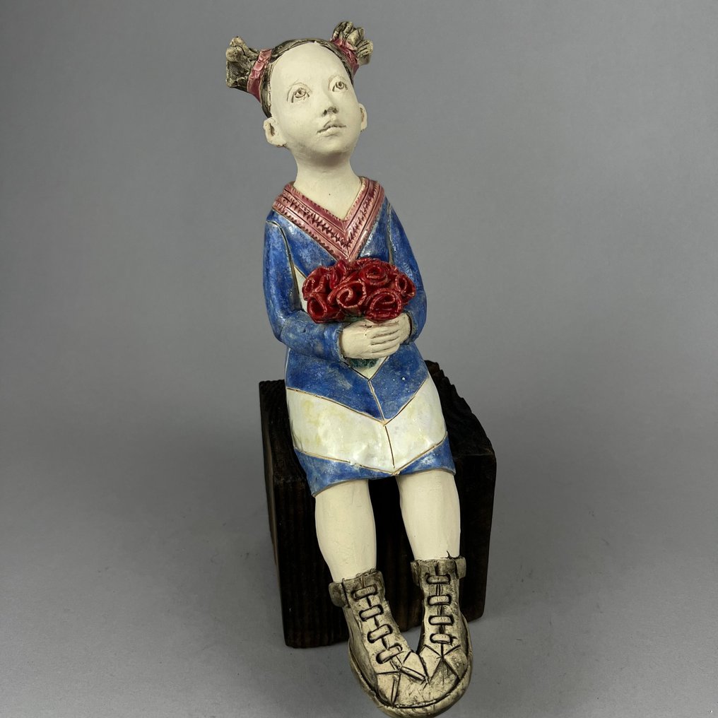 Ida - Skulptur, For You- hand made - 26 cm - Keramik - 2025 #1.0