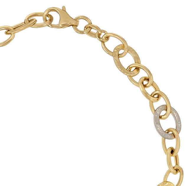 Bracelet - 18 carats Or jaune, Or blanc #1.0