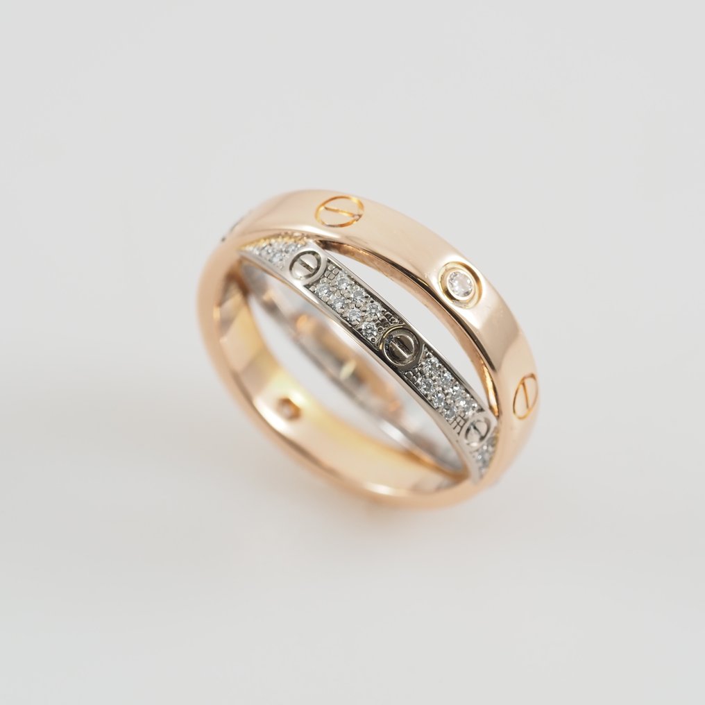 Cartier - Ring - Love - 18 kt. White gold, Yellow gold #1.0
