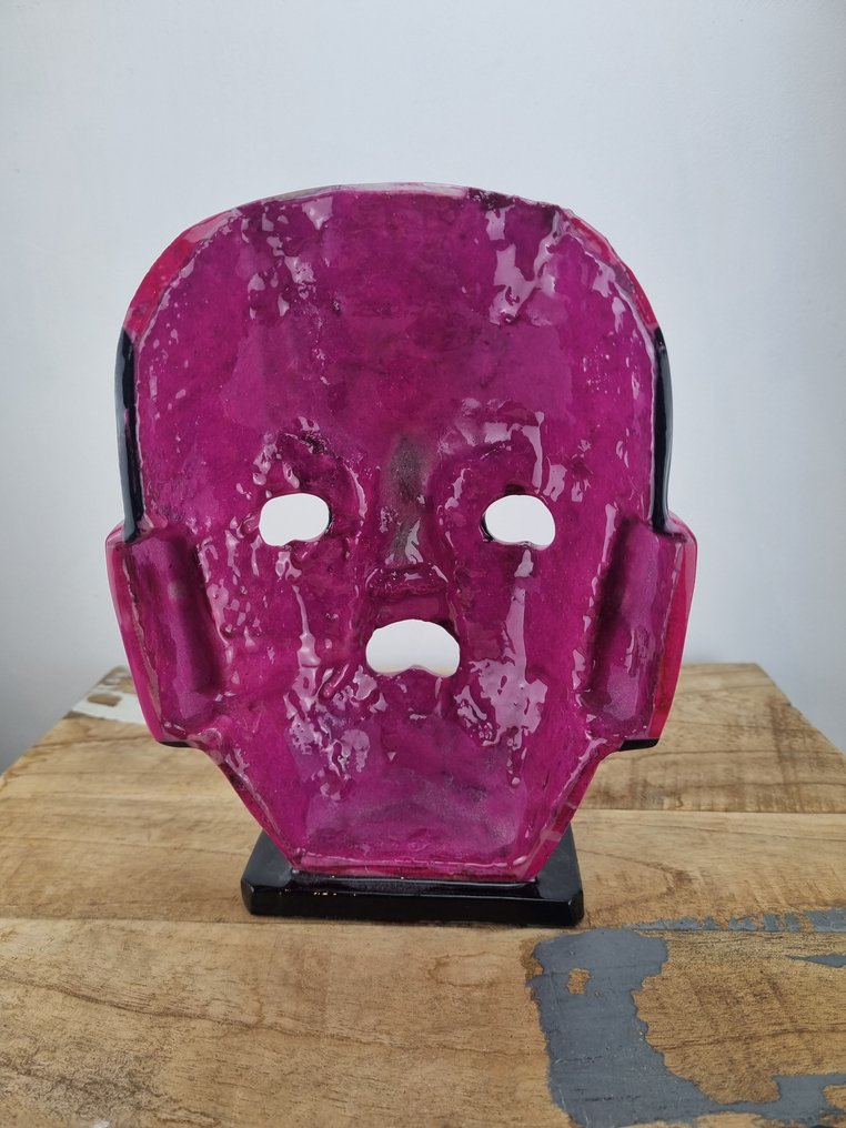 Steen - Geen minimumprijs!! Mexico Begrafenis Dodenmasker - - #4.3