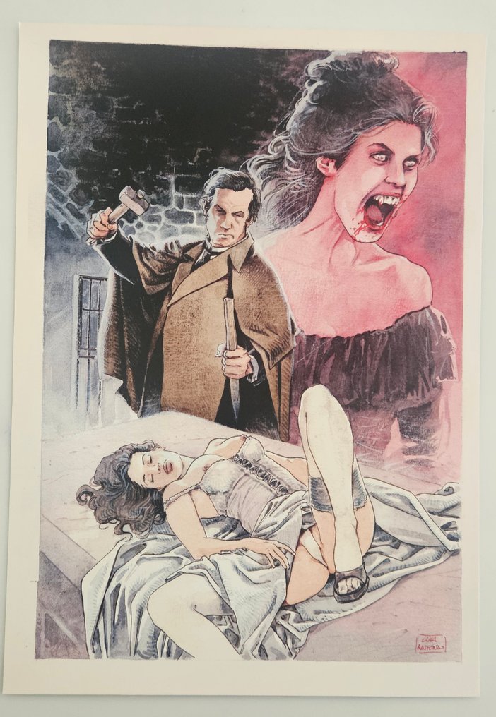 Luca Raimondo - 1 Portfolio + original drawing - Erotic horror - 2023 #3.2