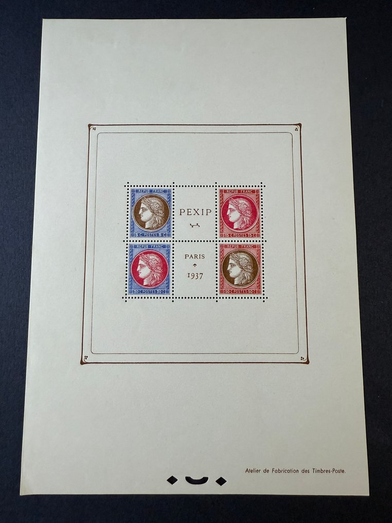 France - Bloc Yvert 3 "PEXIP" en NEUF ** - TB #1.0