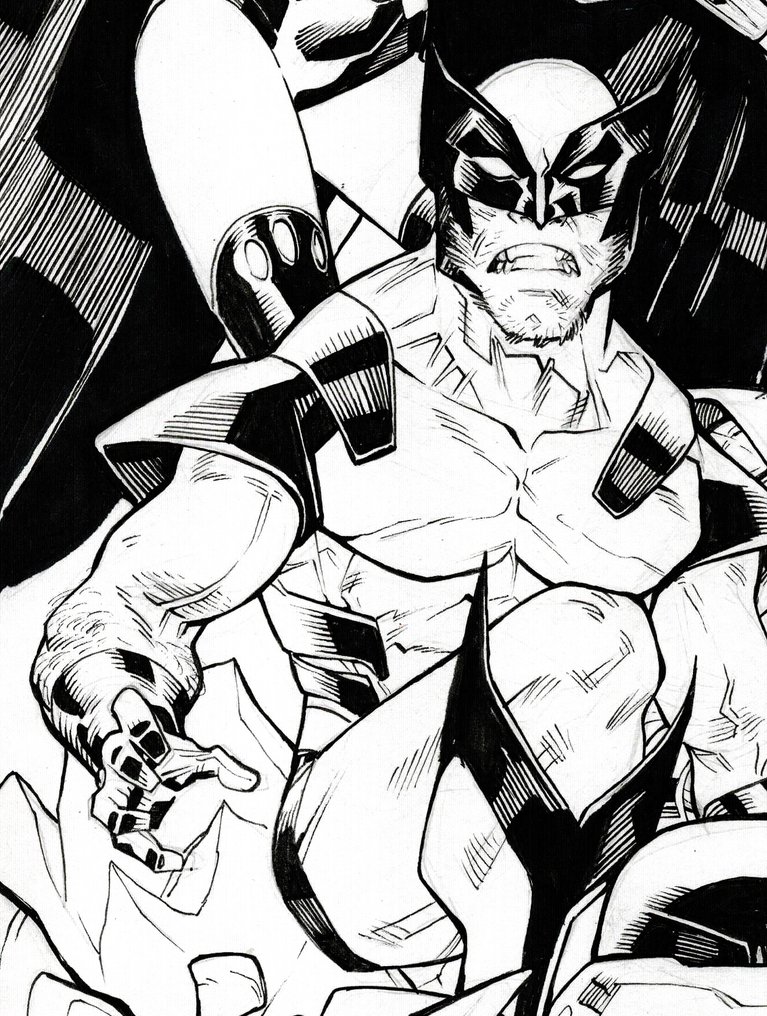 Domenech, Sergi 经典X战警阵容（Cockrum 致敬） - Hand Signed Original Ink Artwork #4.3