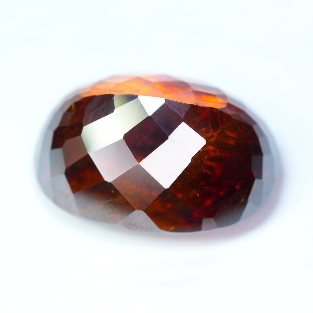 1 pcs  Κόκκινο, Πορτοκαλί Σφαλερίτης  - 156.24 ct - Διεθνής Ένωση Έγχρωμων Πολύτιμων Λίθων (ICA GemLab) - Σπάνια συλλογή, μεγάλο πολύτιμο πετράδι. #1.0