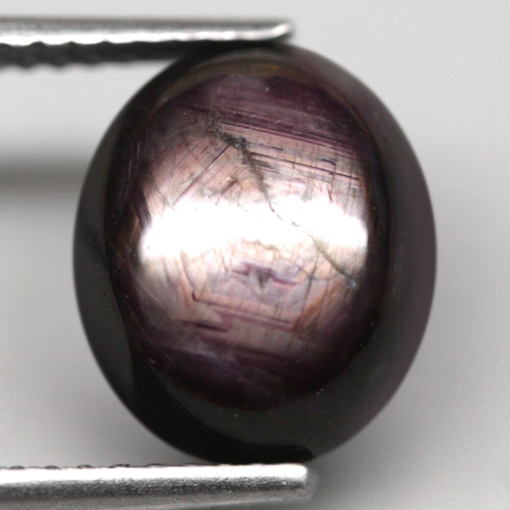 No Reserve Price Star Sapphire  - 4,84 ct - No laboratory report - 6 rays on both side #4.3