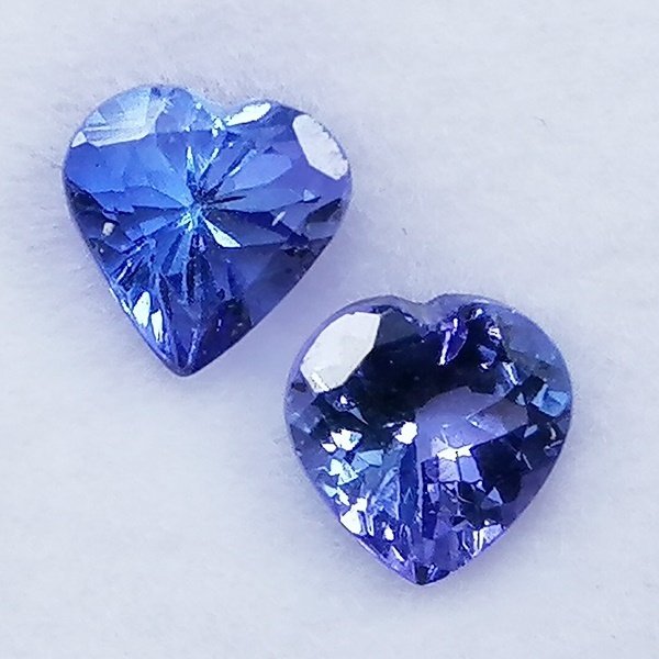 2 pcs Tansanit - 1.58 ct - Instituto Gemólogico Español (IGE) #4.3