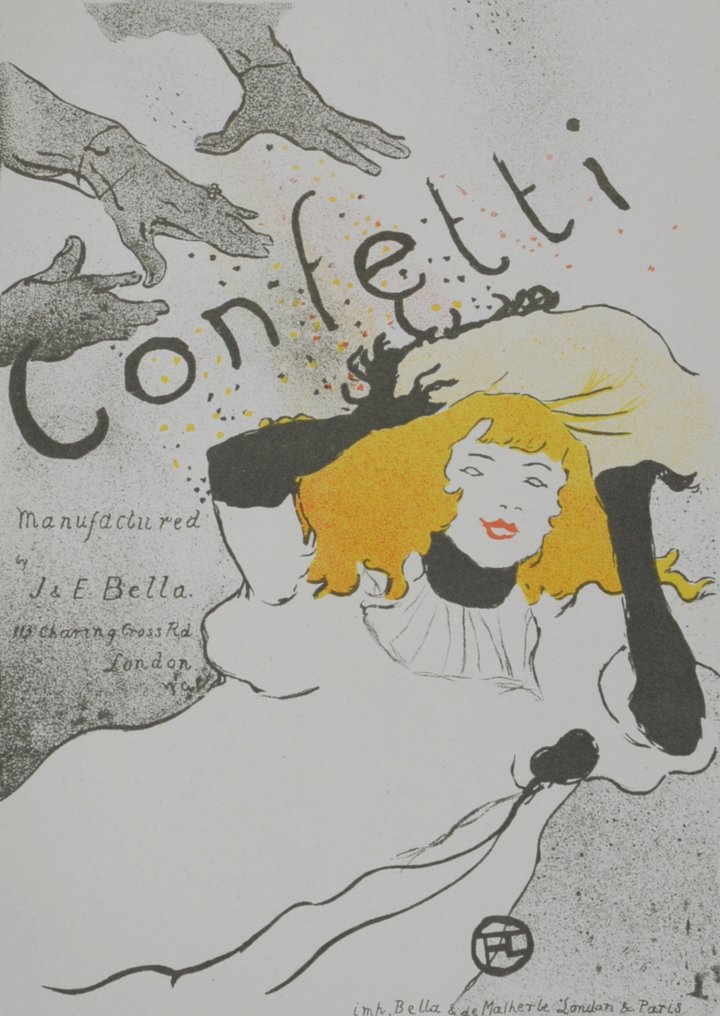 Henri De Toulouse-Lautrec (1864-1901) - Confetti #3.2