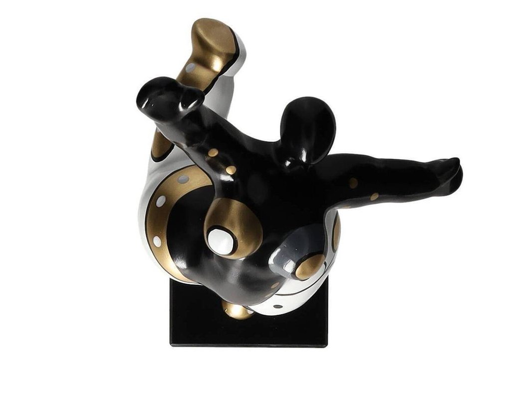 雕像 - Pop Art Lady - 树脂, 大理石 #2.1