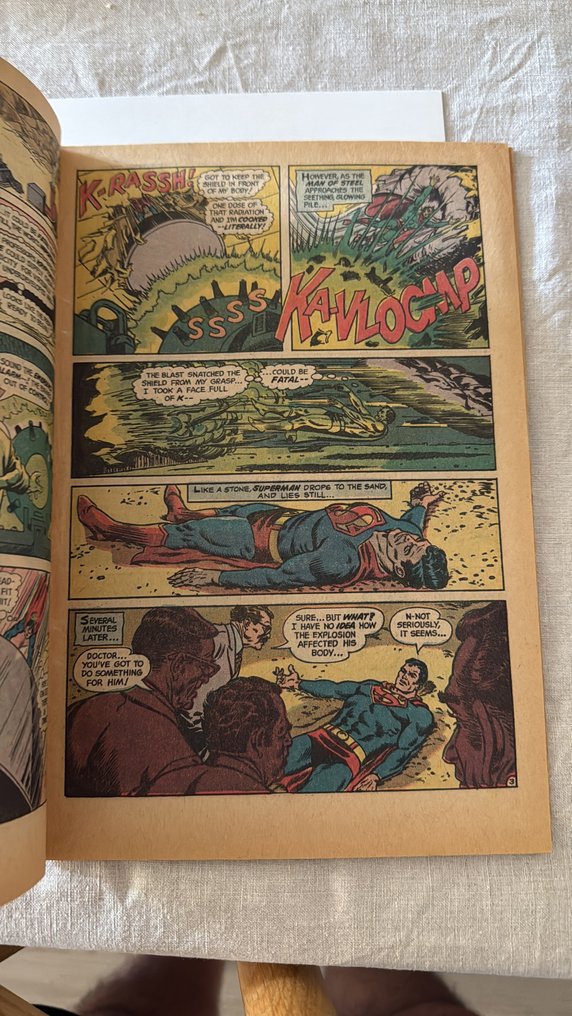 Superman #233 - Superman Breaks Loose - Iconic cover art by Neal Adams - 1 Comic - First edition - 1971 #4.3