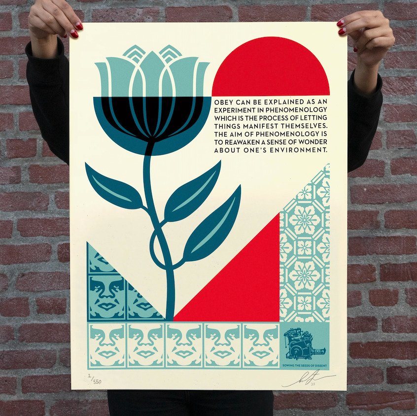Shepard Fairey (OBEY) (1970) - Phenomenology In Bloom #2.1