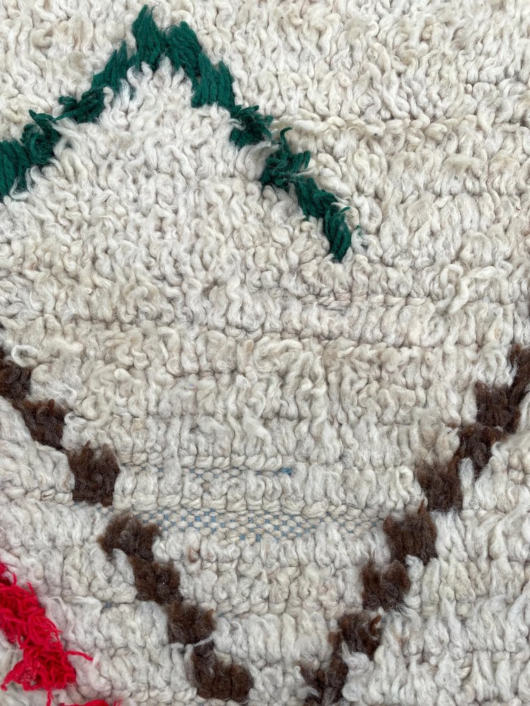 Μαροκινό χαλί, μποέμικη διακόσμηση, μικρό vintage χαλί Μπερμπέρης – χειροποίητο μαλλί – αυθεντική - Χαλί - 175 cm - 75 cm - Χειροποίητο χαλί από μαλλί #3.2