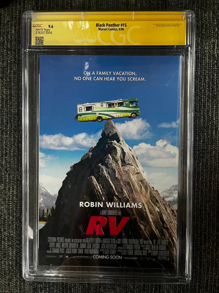 Black Panther (Vol. 4) #15 - Bride of the Panther, part 2 - Signed by Klaus Janson - 1 Signed graded comic - Ensipainos - 2006 - CGC 9.6 #1.0