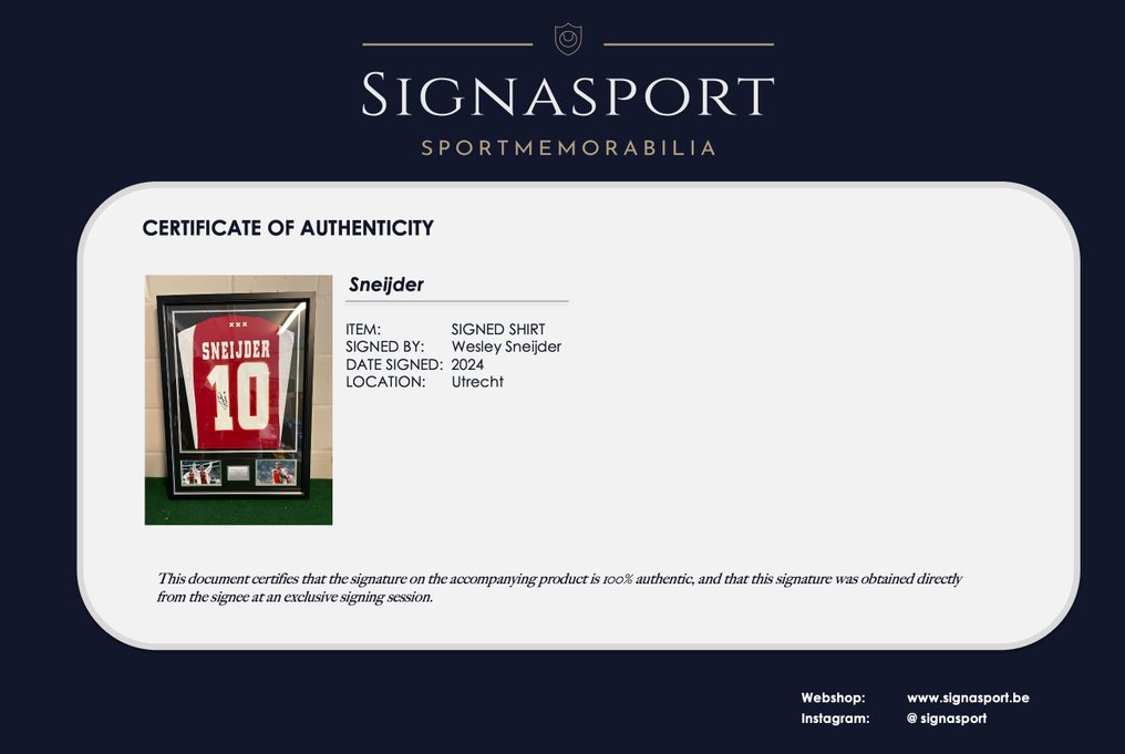 AFC Ajax - European Football League - Sneijder - T-shirt #1.0