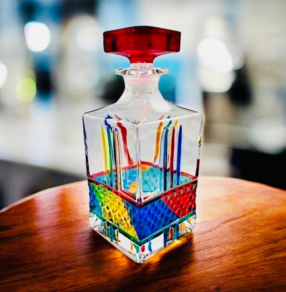 Bottiglia da whisky - 瓶 - 手工装饰玻璃 - 威士忌瓶 #1.0