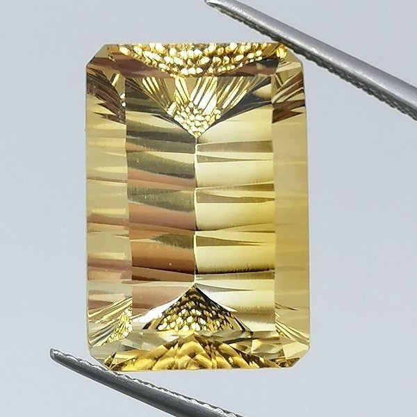 1 pcs Arancione Quarzo citrino - 21.51 ct - Instituto Gemólogico Español (IGE) #1.0