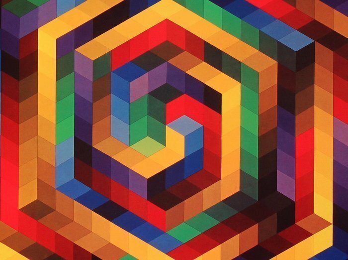 Victor Vasarely (1906-1997) - HAT-B #4.3