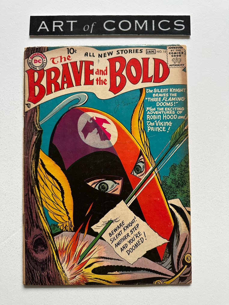 The Brave and the Bold #15 - Silent Knight - 1 Comic - First edition - 1958 #1.0