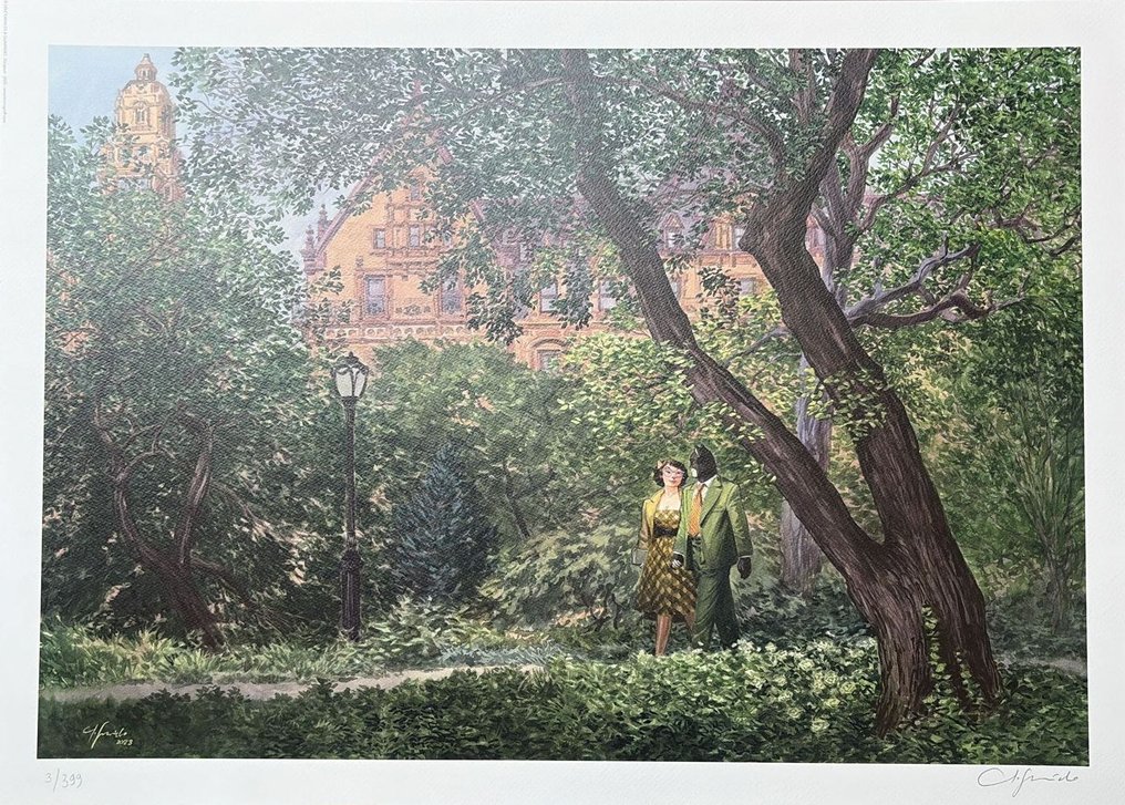 Guarnido, Juanjo - 1 Offset Print - Blacksad - Strawberry Fields - 2025 #2.1