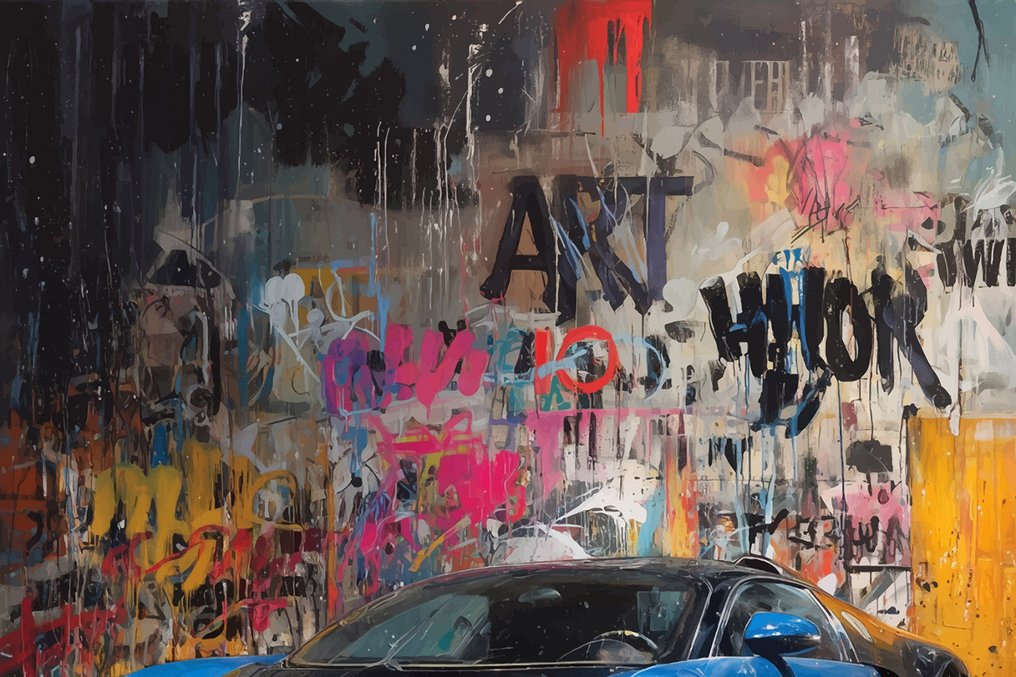 IPR Graph - Bugatti Veyron – “Graffiti de poder #2.1