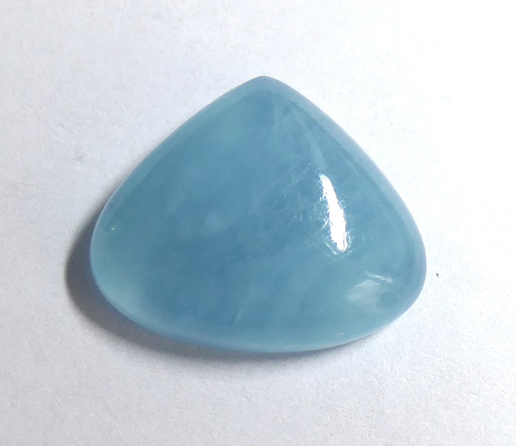 巨大 AIGUE-MARINE 100% 天然 弧面形- 4.83 g #2.1