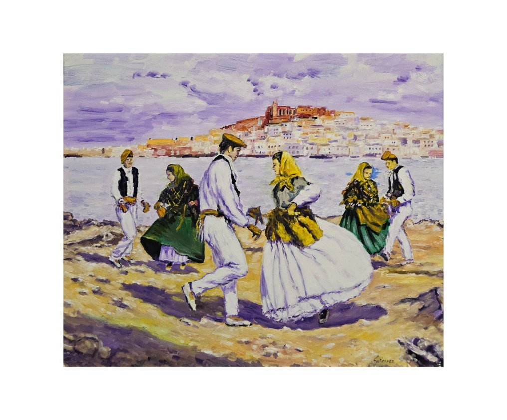 Valencian School (XX) - The dance of the peasants #2.1