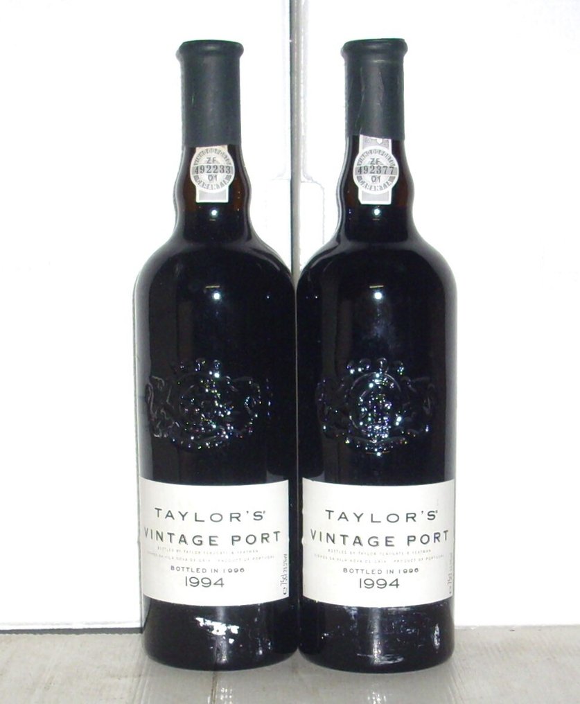 1994 Taylor's - Vintage Port - Bottled in 1996 - Douro - 2 Bottles (0.75L) #1.0