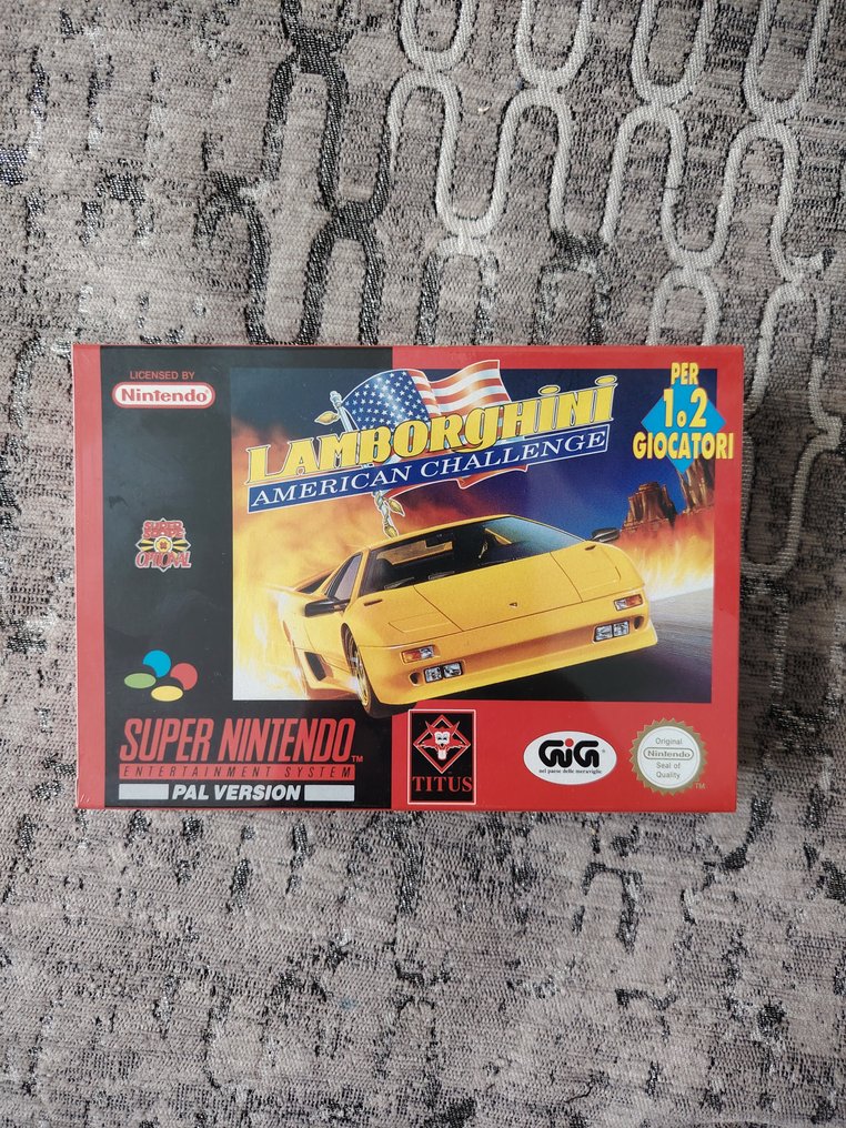 Nintendo - Snes - Lamborghini American Challenge SNES PAL - Videogioco - in scatola sigillata dal distributore #1.0
