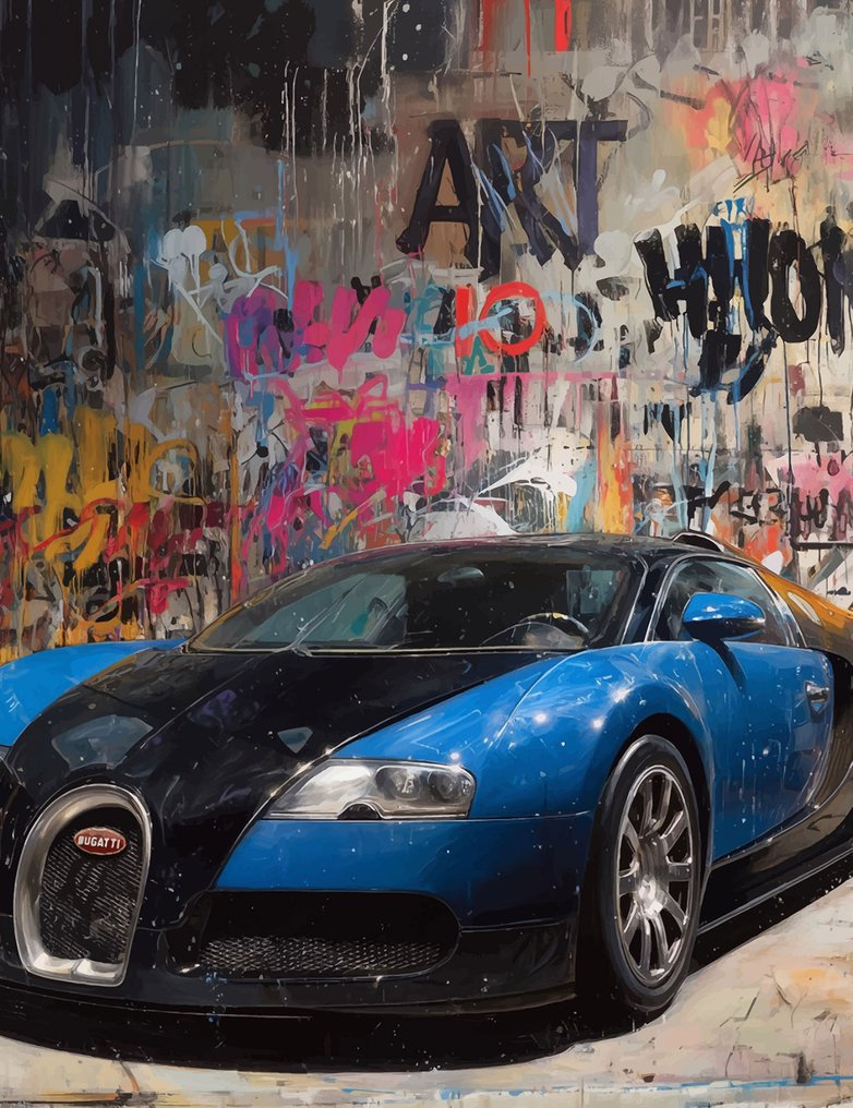 IPR Graph - Bugatti Veyron – “Graffiti de poder #3.2
