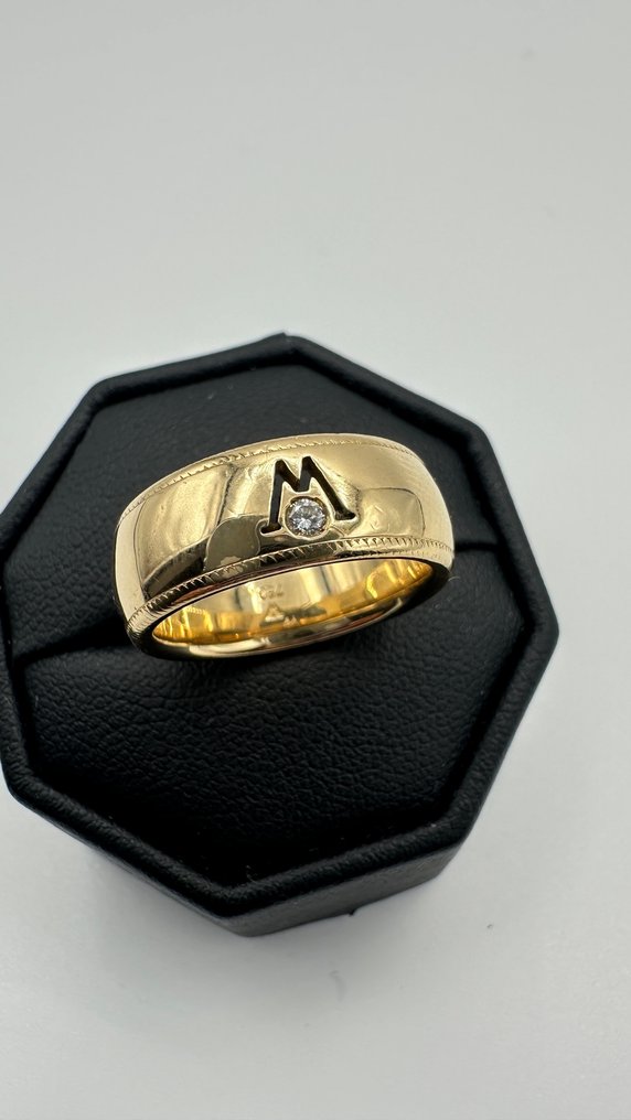 Handmade - Bague - 18 carats Or jaune Diamant (Naturelle) - Wellendorff #3.2