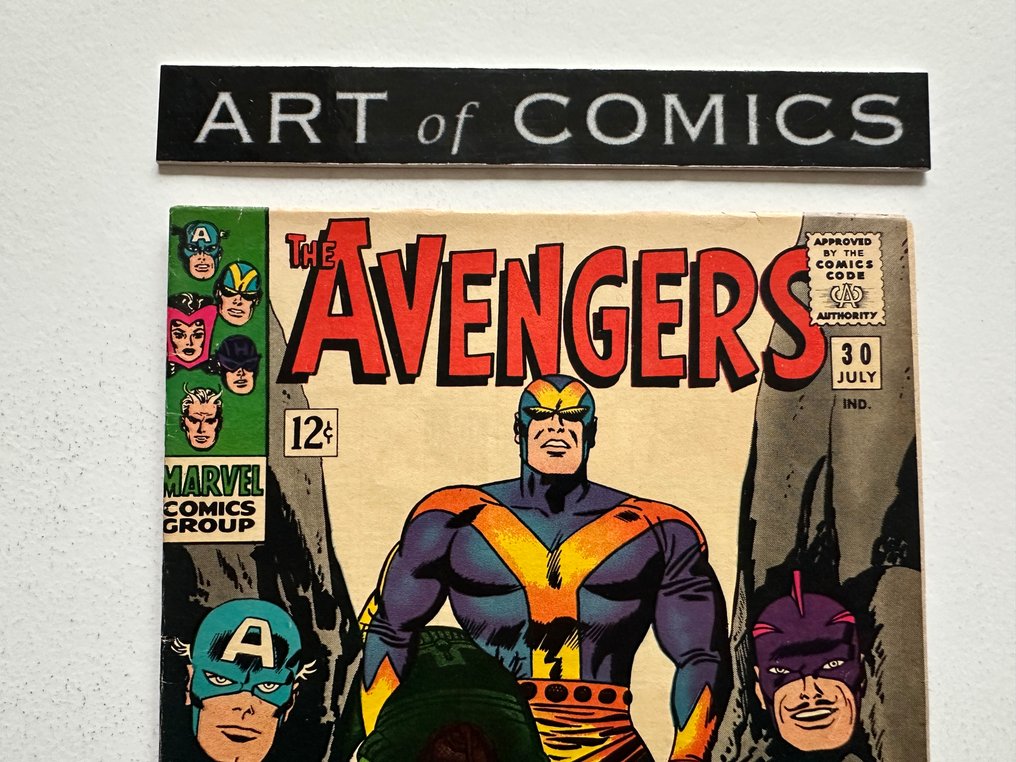 The Avengers #30 - Swordsman, Black Widow & Power Man Appearance - 1 Comic - First edition - 1966 #1.0
