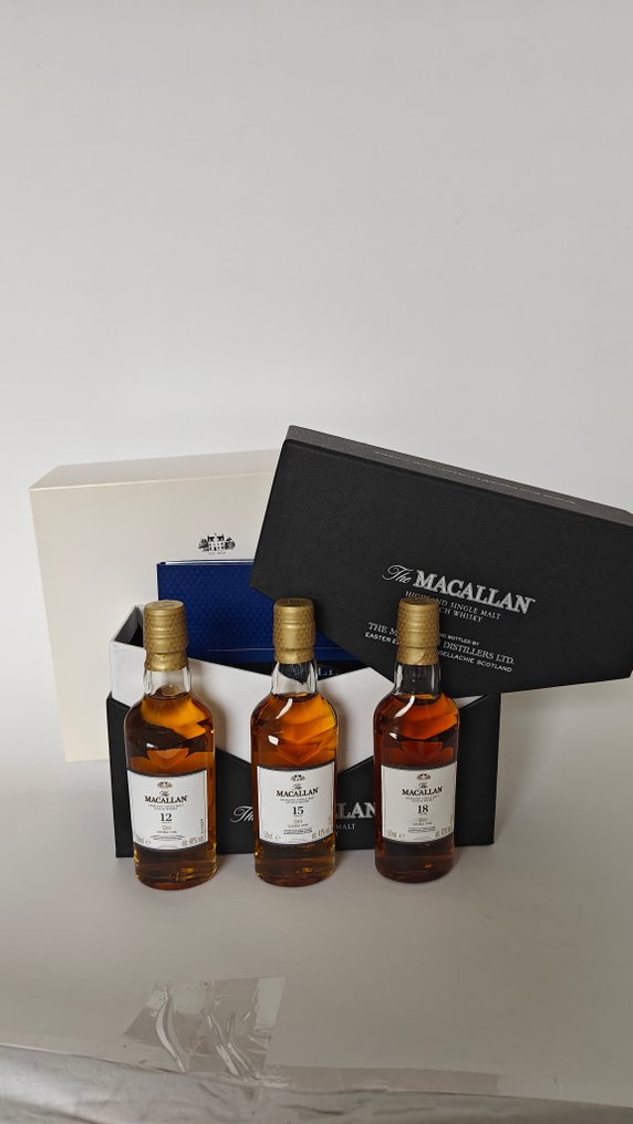 Macallan The Double Cask Tasting Experience 12yo, 15yo, 18yo  - 5 cl - 3 sticle #1.0