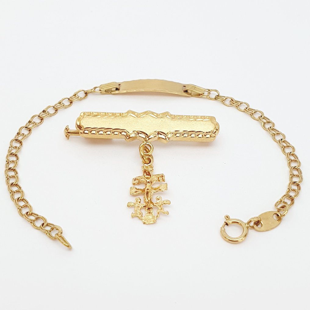 Σετ κοσμημάτων 3 τεμαχίων - 18 καράτια Κίτρινο χρυσό #1.0