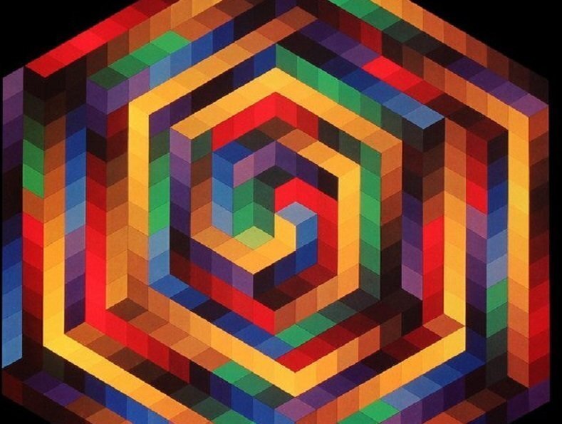 Victor Vasarely (1906-1997) - HAT-B #3.2