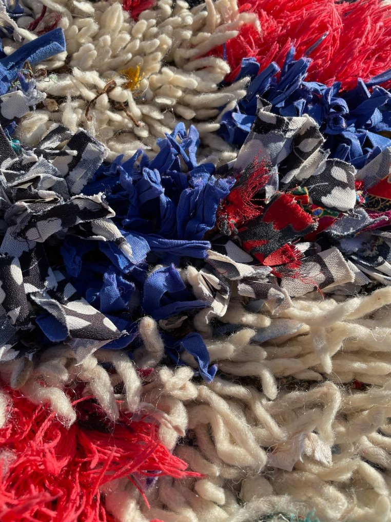 摩洛哥地毯，波希米亚风格装饰，小型复古贝尔贝尔地毯——手工织羊毛——正宗摩洛哥工艺 - 地毯 - 180 cm - 90 cm - 手工编织的羊毛地毯 #4.3