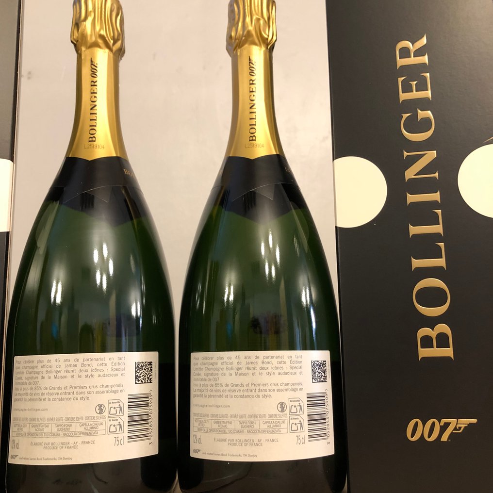 Bollinger, Special Cuvée 007 Limited Edition - 香槟地 Brut - 2 Bottles (0.75L) #3.2