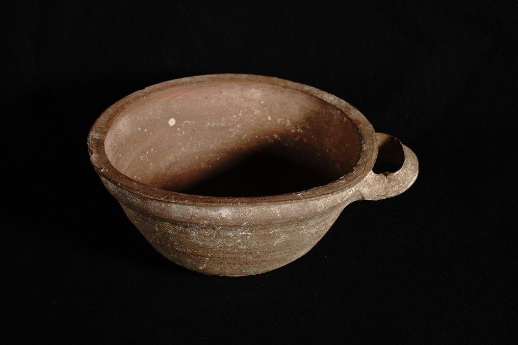 Byzantine Terracotta saucepan with handle, 23 x 9,5 cm #2.1